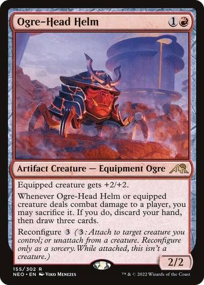 Ogre-Head Helm, Kamigawa: Neon Dynasty 155