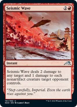 Seismic Wave, Kamigawa: Neon Dynasty 161