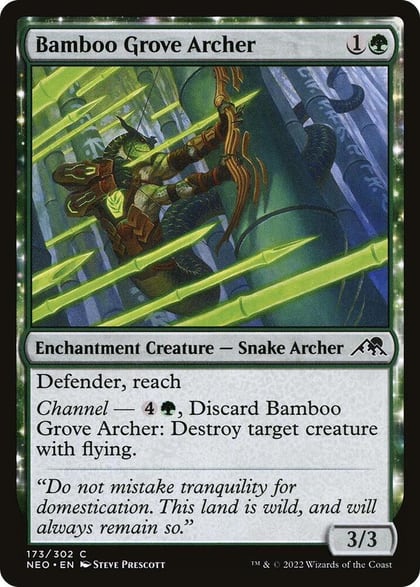 Bamboo Grove Archer, Kamigawa: Neon Dynasty 173