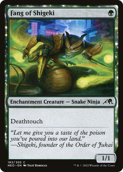 Fang of Shigeki, Kamigawa: Neon Dynasty 183
