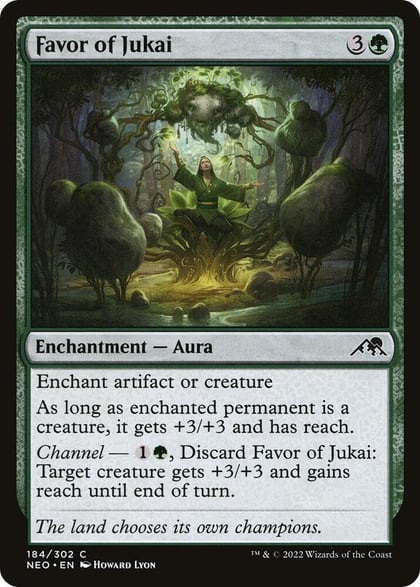 Favor of Jukai, Kamigawa: Neon Dynasty 184