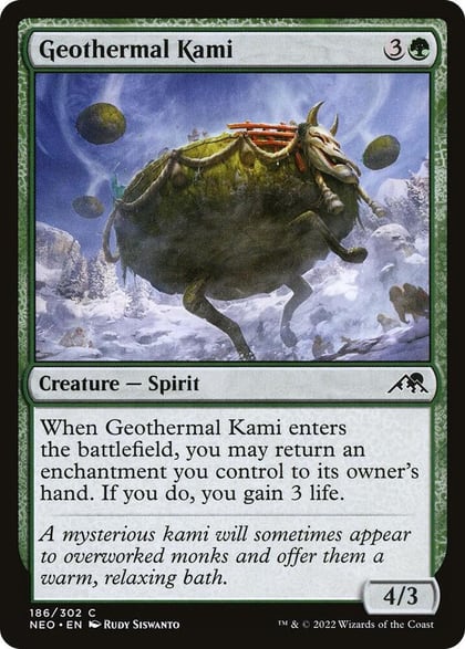 Geothermal Kami, Kamigawa: Neon Dynasty 186