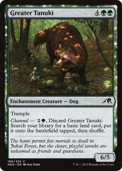 Greater Tanuki, Kamigawa: Neon Dynasty 189