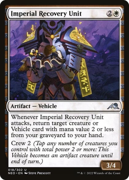 Imperial Recovery Unit, Kamigawa: Neon Dynasty 18