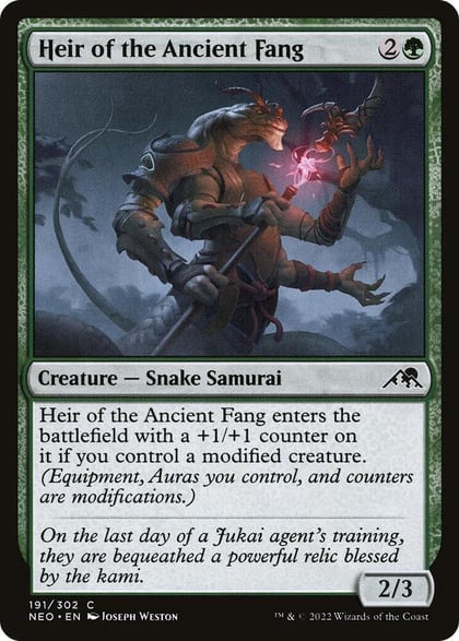 Heir of the Ancient Fang, Kamigawa: Neon Dynasty 191
