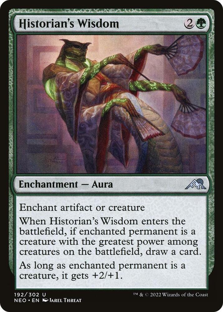 Historian's Wisdom, Kamigawa: Neon Dynasty 192
