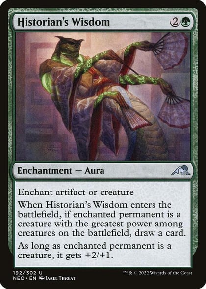 Historian's Wisdom, Kamigawa: Neon Dynasty 192