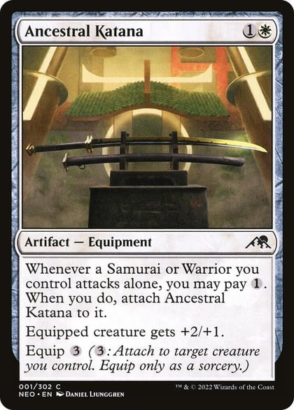 Ancestral Katana, Kamigawa: Neon Dynasty 1