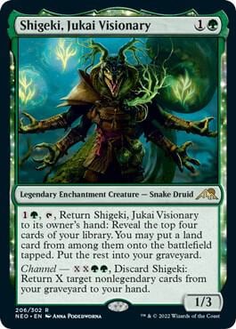 Shigeki, Jukai Visionary, Kamigawa: Neon Dynasty 206