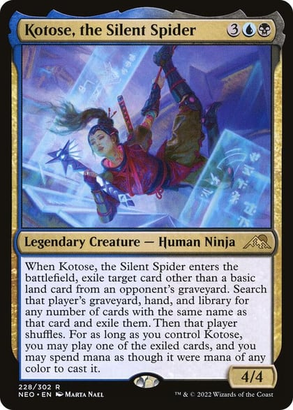 Kotose, the Silent Spider, Kamigawa: Neon Dynasty 228