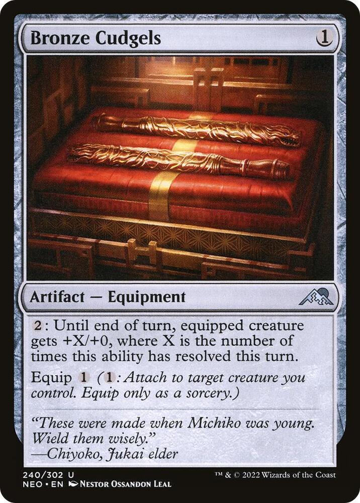 Bronze Cudgels, Kamigawa: Neon Dynasty 240