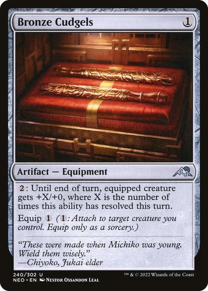 Bronze Cudgels, Kamigawa: Neon Dynasty 240