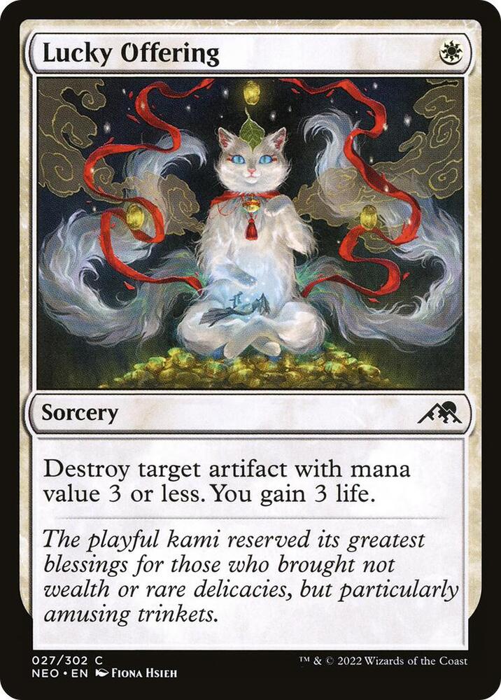 Lucky Offering, Kamigawa: Neon Dynasty 27