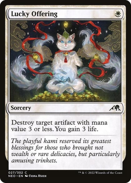 Lucky Offering, Kamigawa: Neon Dynasty 27