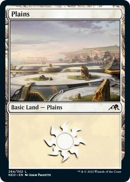 Plains (284), Kamigawa: Neon Dynasty 284