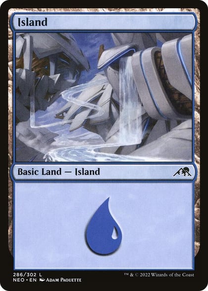 Island (286), Kamigawa: Neon Dynasty 286