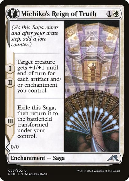 Michiko's Reign of Truth, Kamigawa: Neon Dynasty 29
