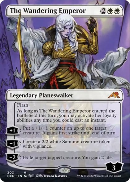 The Wandering Emperor (Borderless), Kamigawa: Neon Dynasty 303