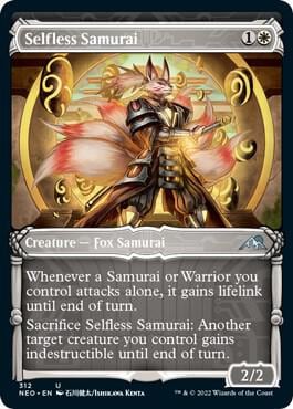 Selfless Samurai (Showcase), Kamigawa: Neon Dynasty 312