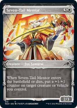 Seven-Tail Mentor (Showcase), Kamigawa: Neon Dynasty 313