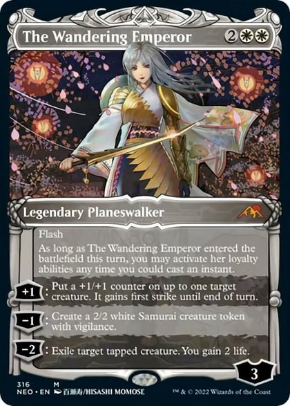 The Wandering Emperor (Showcase), Kamigawa: Neon Dynasty 316