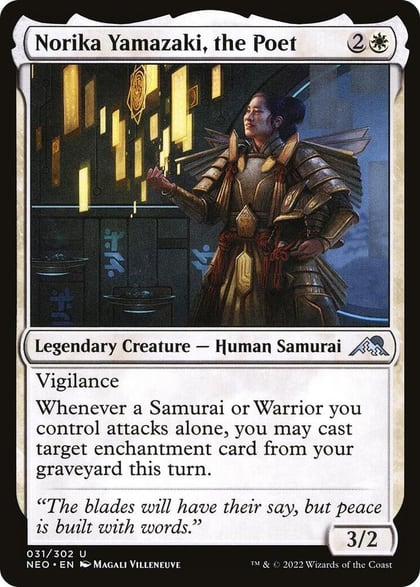 Norika Yamazaki, the Poet, Kamigawa: Neon Dynasty 31