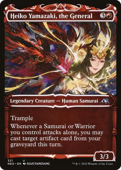 Heiko Yamazaki, the General (Showcase), Kamigawa: Neon Dynasty 321