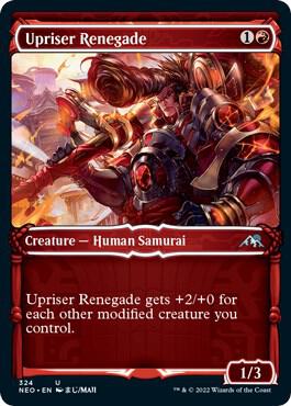 Upriser Renegade (Showcase), Kamigawa: Neon Dynasty 324
