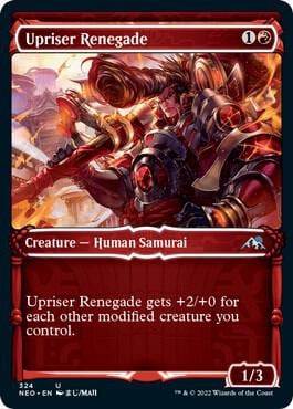 Upriser Renegade (Showcase), Kamigawa: Neon Dynasty 324