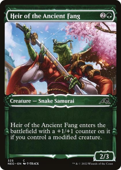 Heir of the Ancient Fang (Showcase), Kamigawa: Neon Dynasty 325