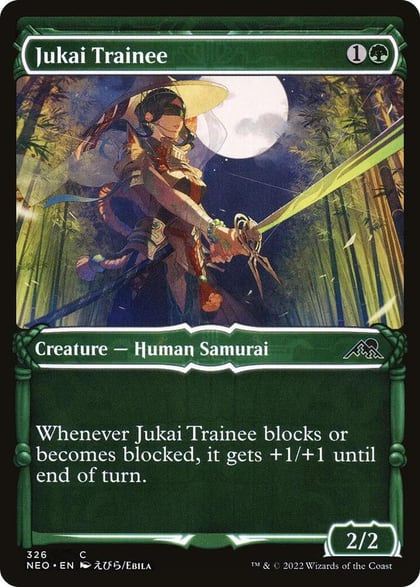 Jukai Trainee (Showcase), Kamigawa: Neon Dynasty 326
