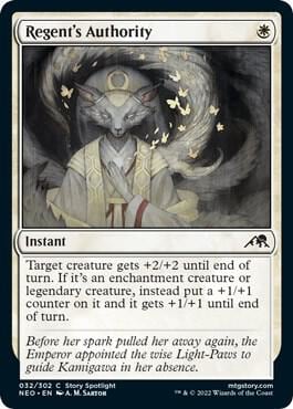 Regent's Authority, Kamigawa: Neon Dynasty 32
