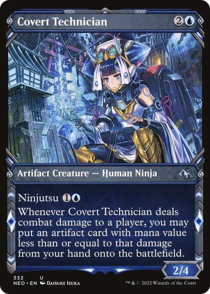 Covert Technician (Showcase), Kamigawa: Neon Dynasty 332