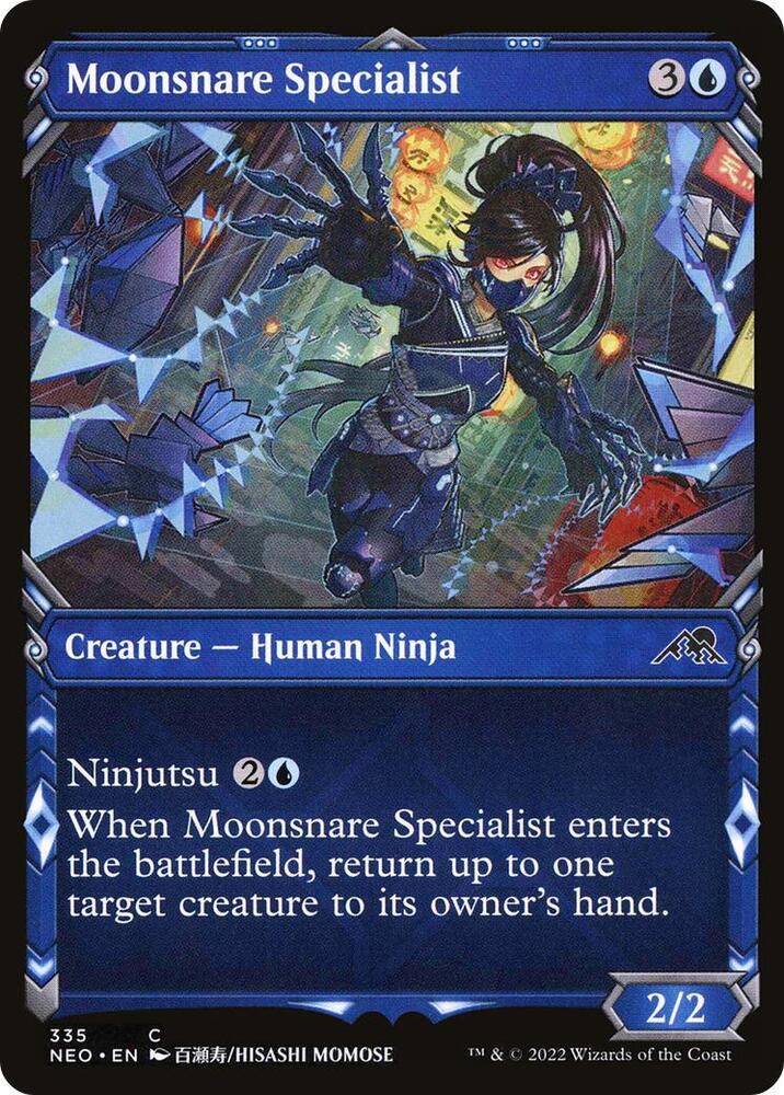 Moonsnare Specialist (Showcase), Kamigawa: Neon Dynasty 335