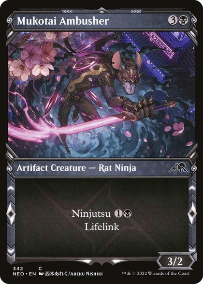 Mukotai Ambusher (Showcase), Kamigawa: Neon Dynasty 342