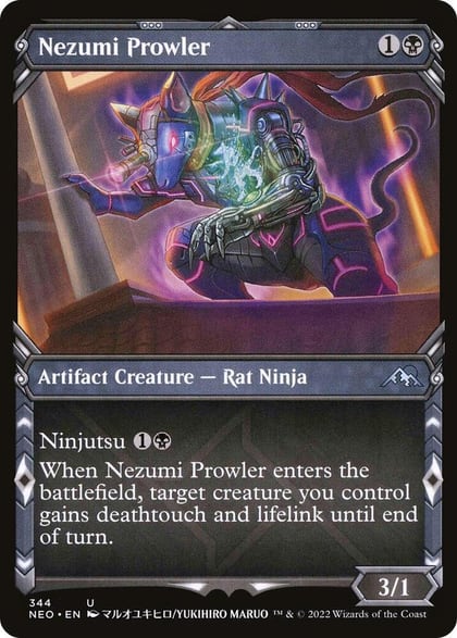 Nezumi Prowler (Showcase), Kamigawa: Neon Dynasty 344