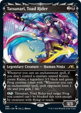 Tatsunari, Toad Rider (Showcase), Kamigawa: Neon Dynasty 345