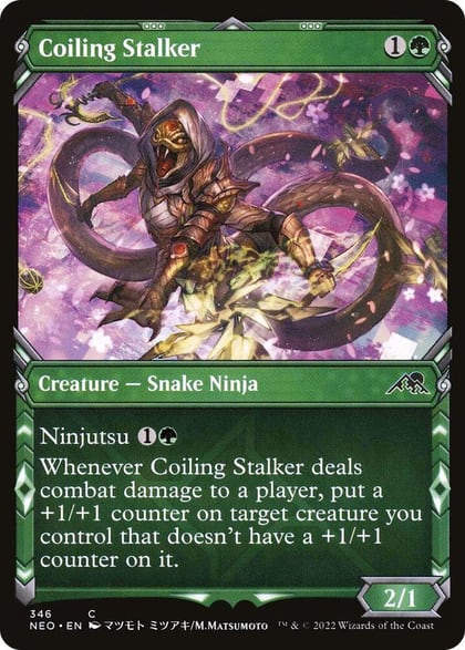 Coiling Stalker (Showcase), Kamigawa: Neon Dynasty 346