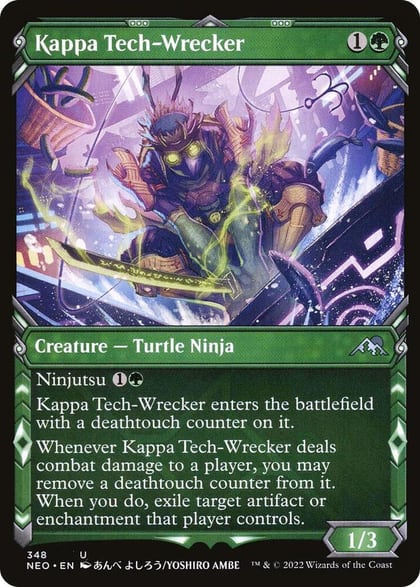 Kappa Tech-Wrecker (Showcase), Kamigawa: Neon Dynasty 348