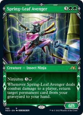 Spring-Leaf Avenger (Showcase), Kamigawa: Neon Dynasty 349