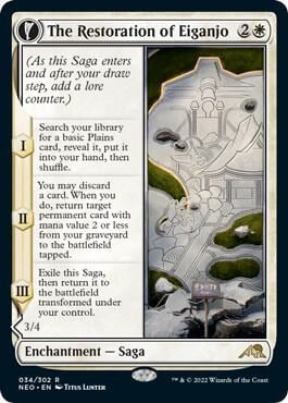 The Restoration of Eiganjo, Kamigawa: Neon Dynasty 34