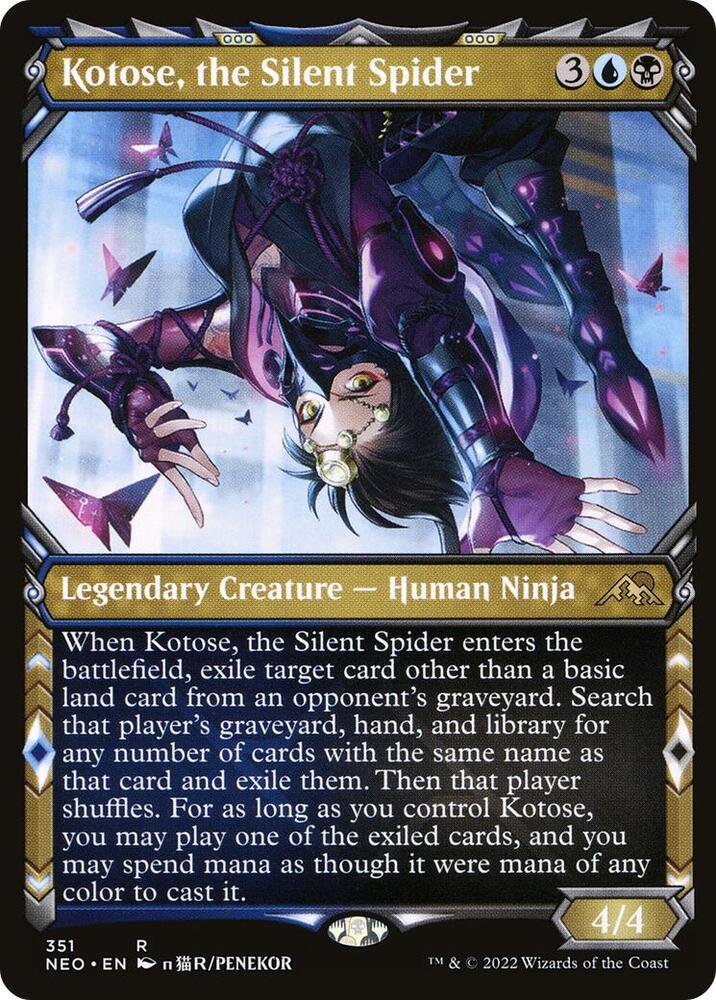 Kotose, the Silent Spider (Showcase), Kamigawa: Neon Dynasty 351