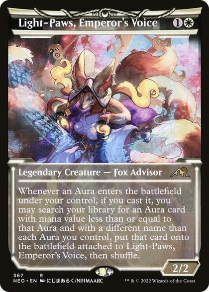 Light-Paws, Emperor's Voice (Showcase), Kamigawa: Neon Dynasty 367