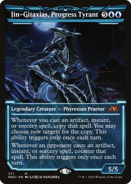 Jin-Gitaxias, Progress Tyrant (Showcase), Kamigawa: Neon Dynasty 371