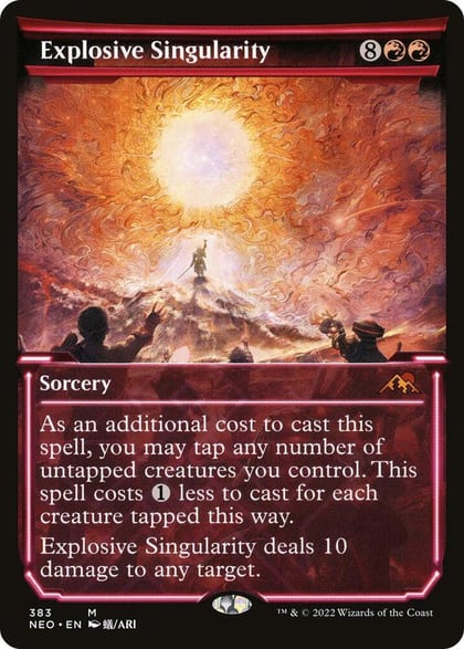 Explosive Singularity (Showcase), Kamigawa: Neon Dynasty 383