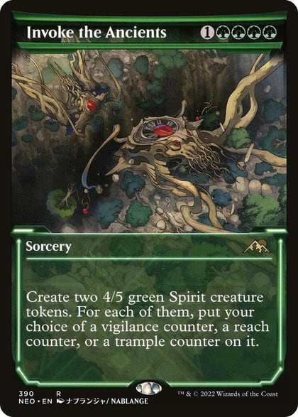 Invoke the Ancients (Showcase), Kamigawa: Neon Dynasty 390
