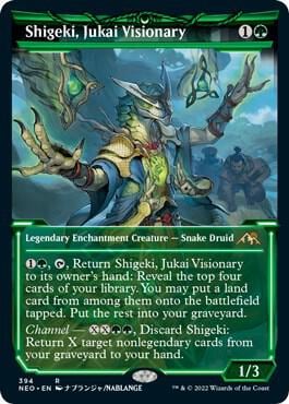 Shigeki, Jukai Visionary (Showcase), Kamigawa: Neon Dynasty 394