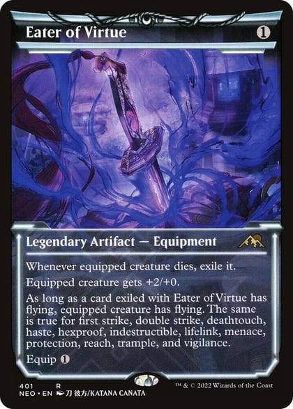 Eater of Virtue (Showcase), Kamigawa: Neon Dynasty 401