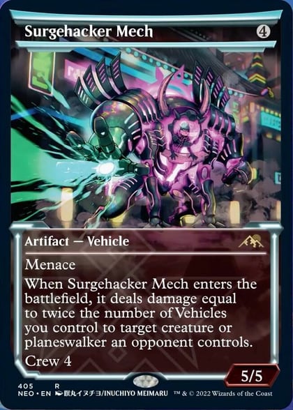 Surgehacker Mech (Showcase), Kamigawa: Neon Dynasty 405