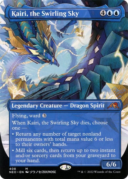 Kairi, the Swirling Sky (Borderless), Kamigawa: Neon Dynasty 408